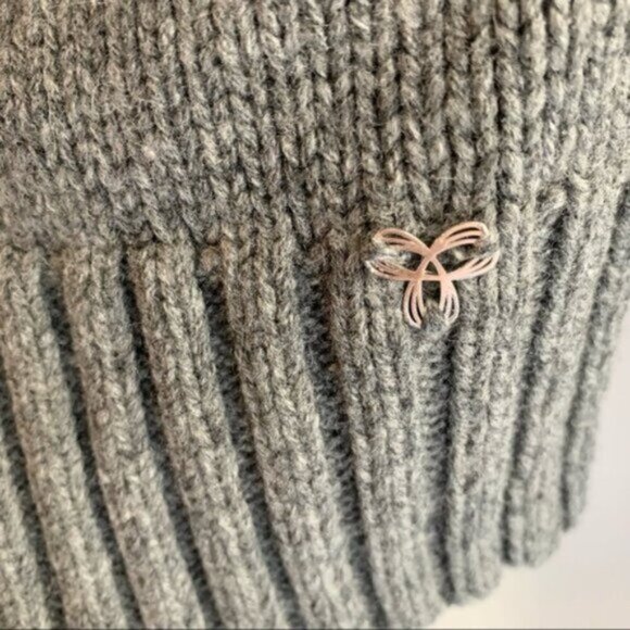 TNA Aritzia Sea To Sky Cardigan Sweater wool zip up Cowichan knit Fair isle S - Picture 8 of 16